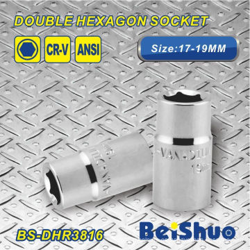 Hexágono doble conector 17-19mm BS-Dhr3816